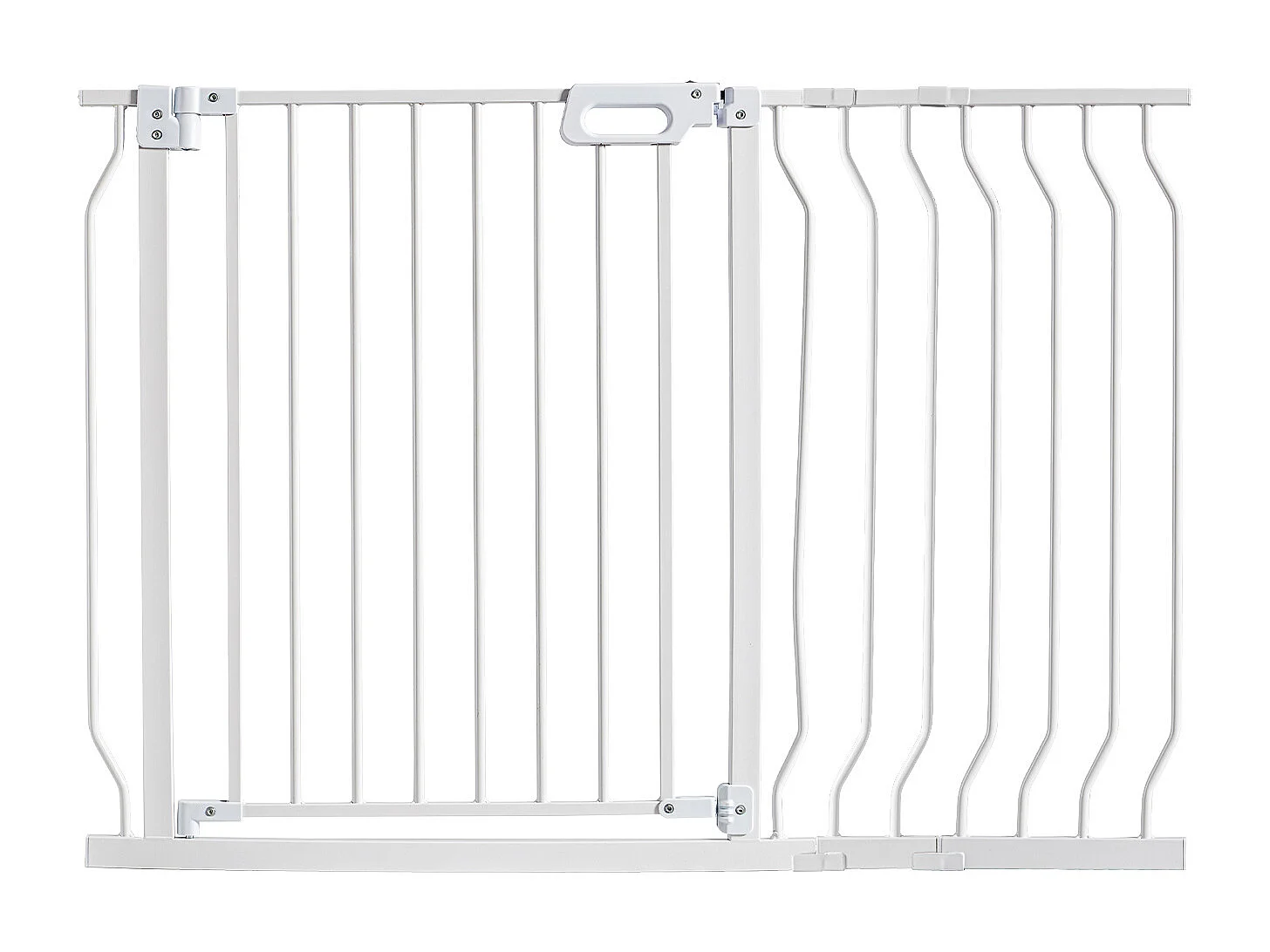 Barrière de Sécurité pour Bébé SucceBuy, 75 - 123 cm de Largeur, 76.2 cm de Hauteur, Barrière pour Chien pour Escaliers et Portes