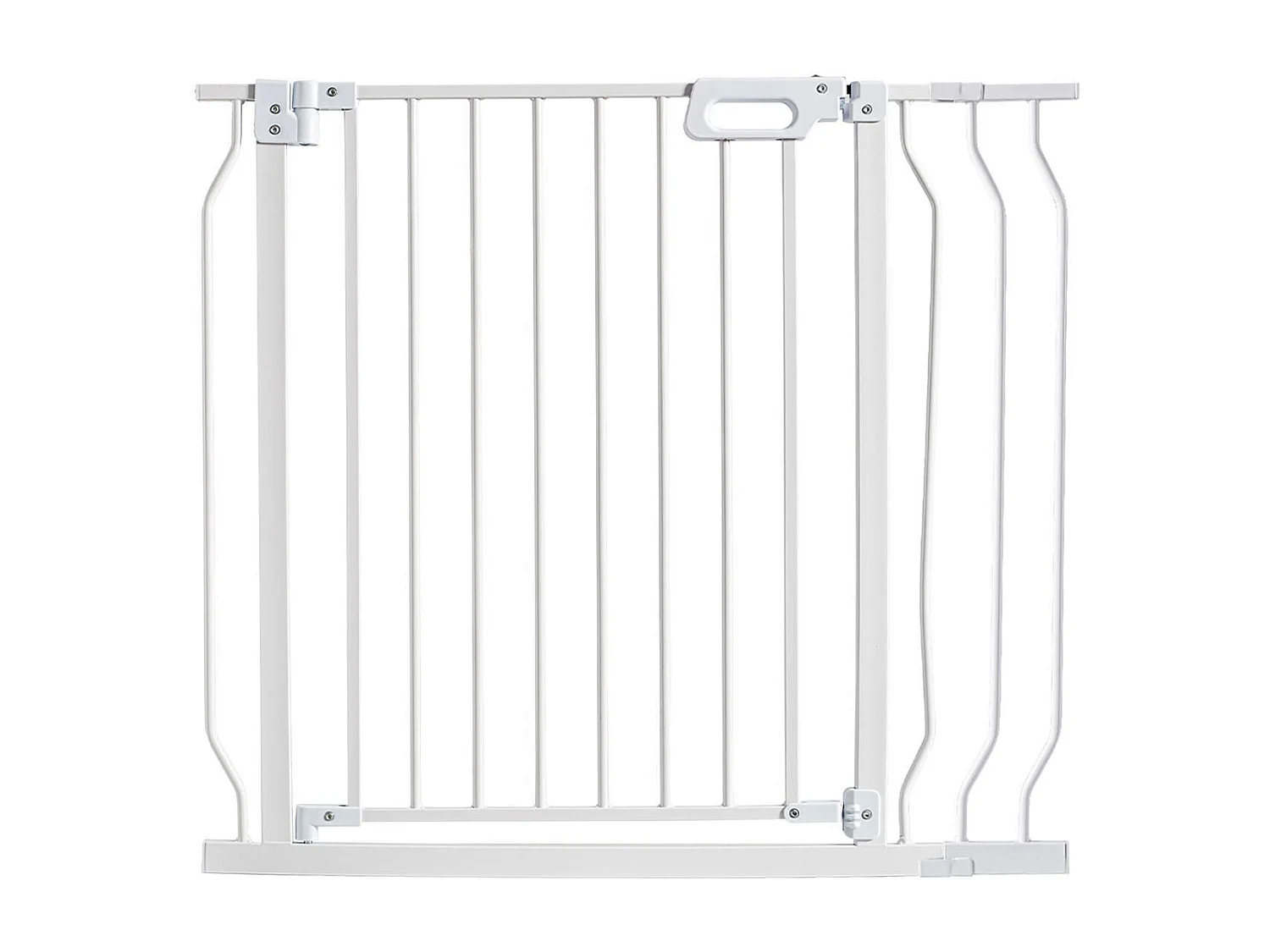 Barrière de Sécurité pour Bébé SucceBuy, Barrière pour Chien, 74.9-94 cm de Largeur x 76 cm de Hauteur