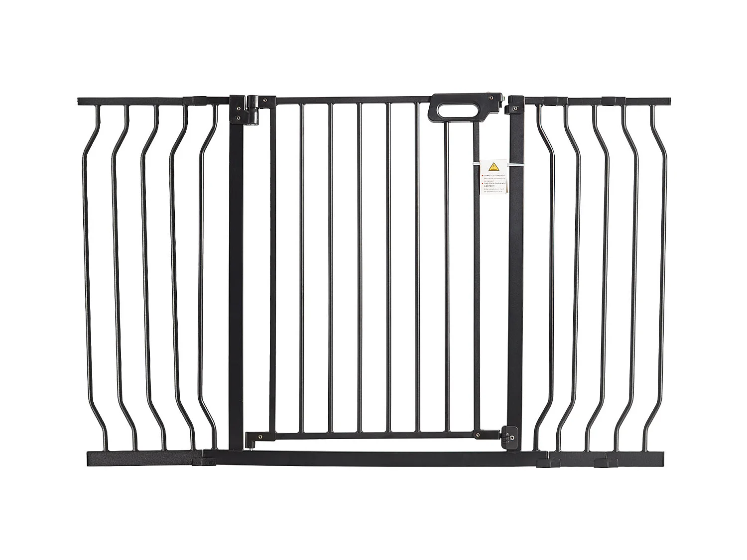 Barrière de Sécurité pour Bébé SucceBuy, Barrière pour Escalier, Barrière pour Chien, 75-135 cm de Largeur x 76.2cm de Hauteur