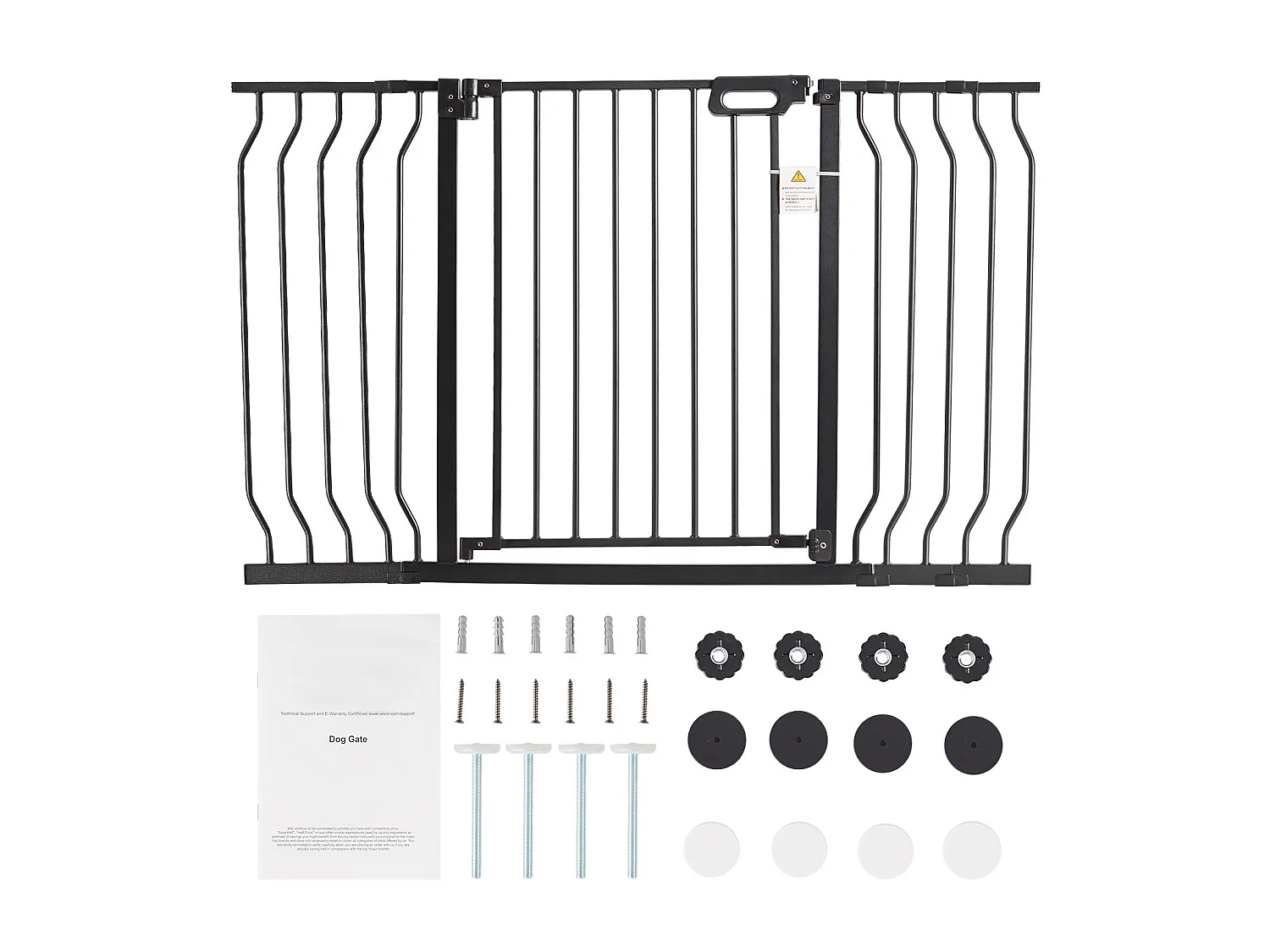 Babybeveiligingshek SucceBuy, Trappenhek, Hondenshek, 29.5"-53" Breedte x 30" Hoogte
