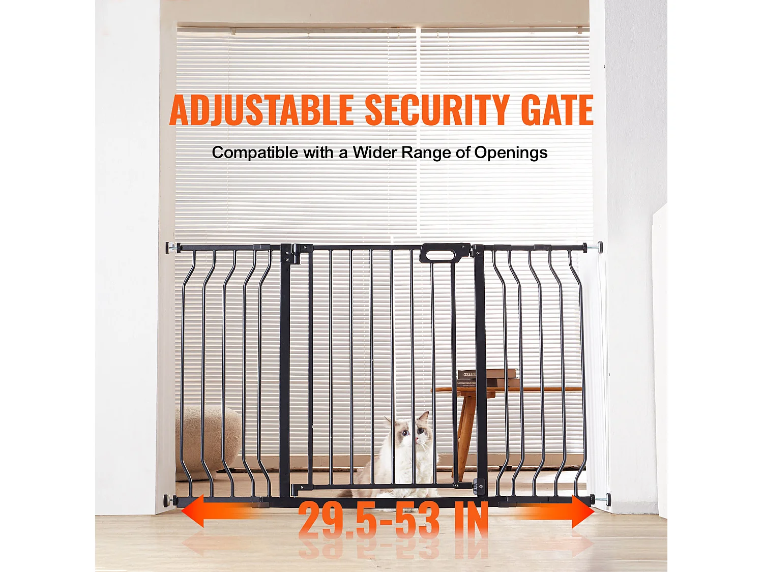 Babybeveiligingshek SucceBuy, Trappenhek, Hondenshek, 29.5"-53" Breedte x 30" Hoogte