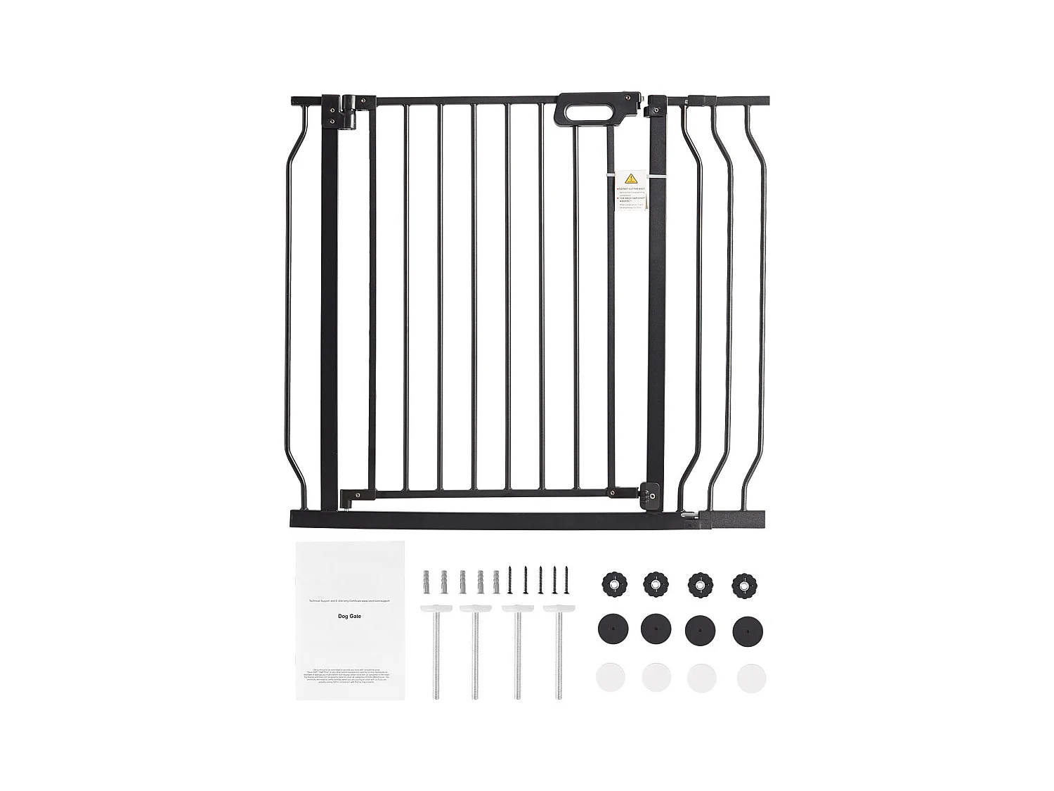 Barrière pour Bébé SucceBuy, 75 - 99cm de Largeur x 76.2 cm de Hauteur, Barrière de Sécurité pour Escaliers et pour Chiens pour Portes