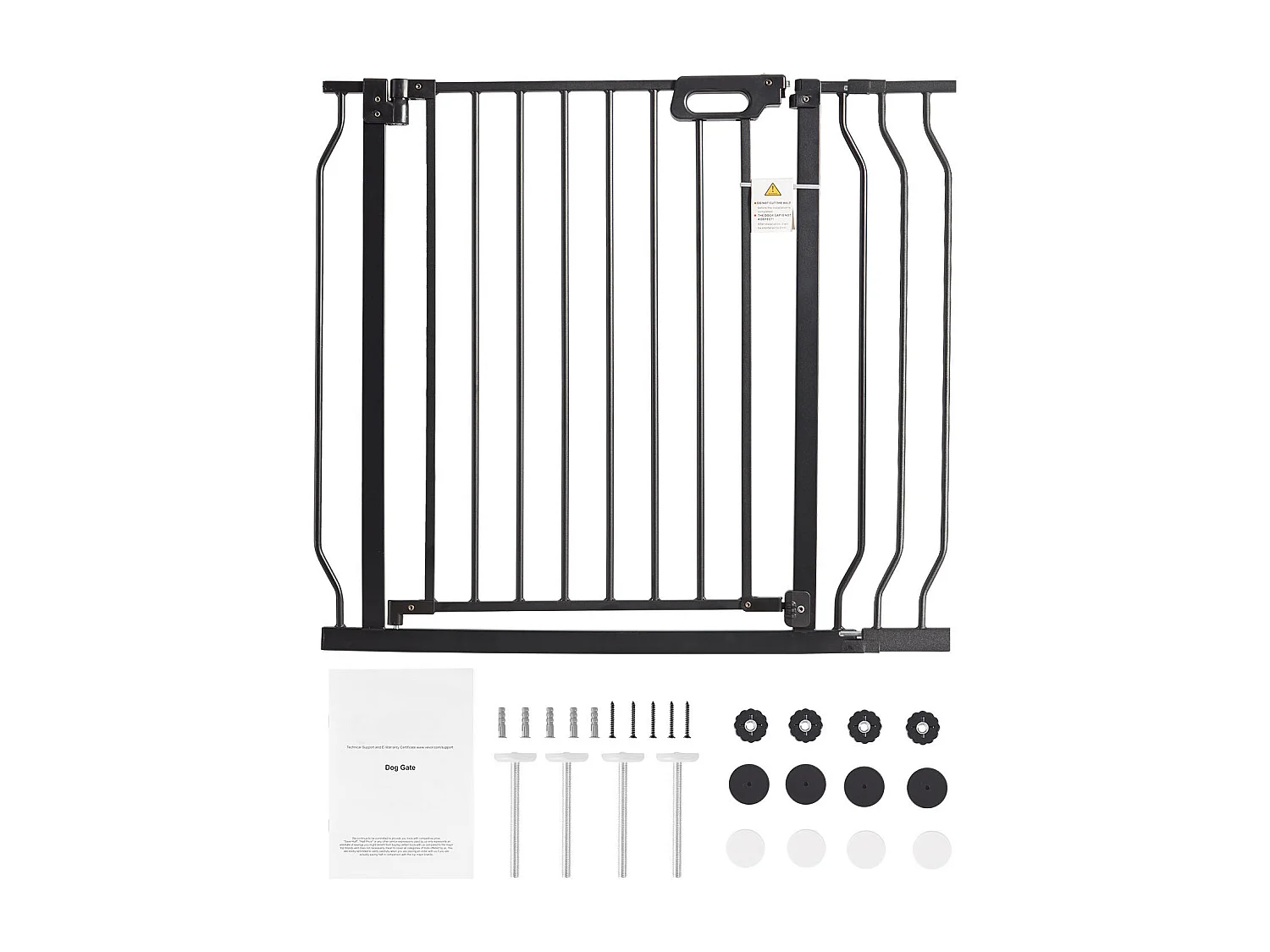 Barrière pour Bébé SucceBuy, 75 - 99cm de Largeur x 76.2 cm de Hauteur, Barrière de Sécurité pour Escaliers et pour Chiens pour Portes