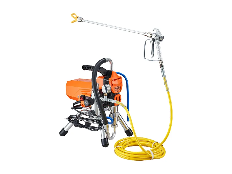 Luftloser Sprüher SucceBuy 2000 W, 3000 PSI, für Wasser- und Ölbasis-Farbe, Innen- und Außenbereich