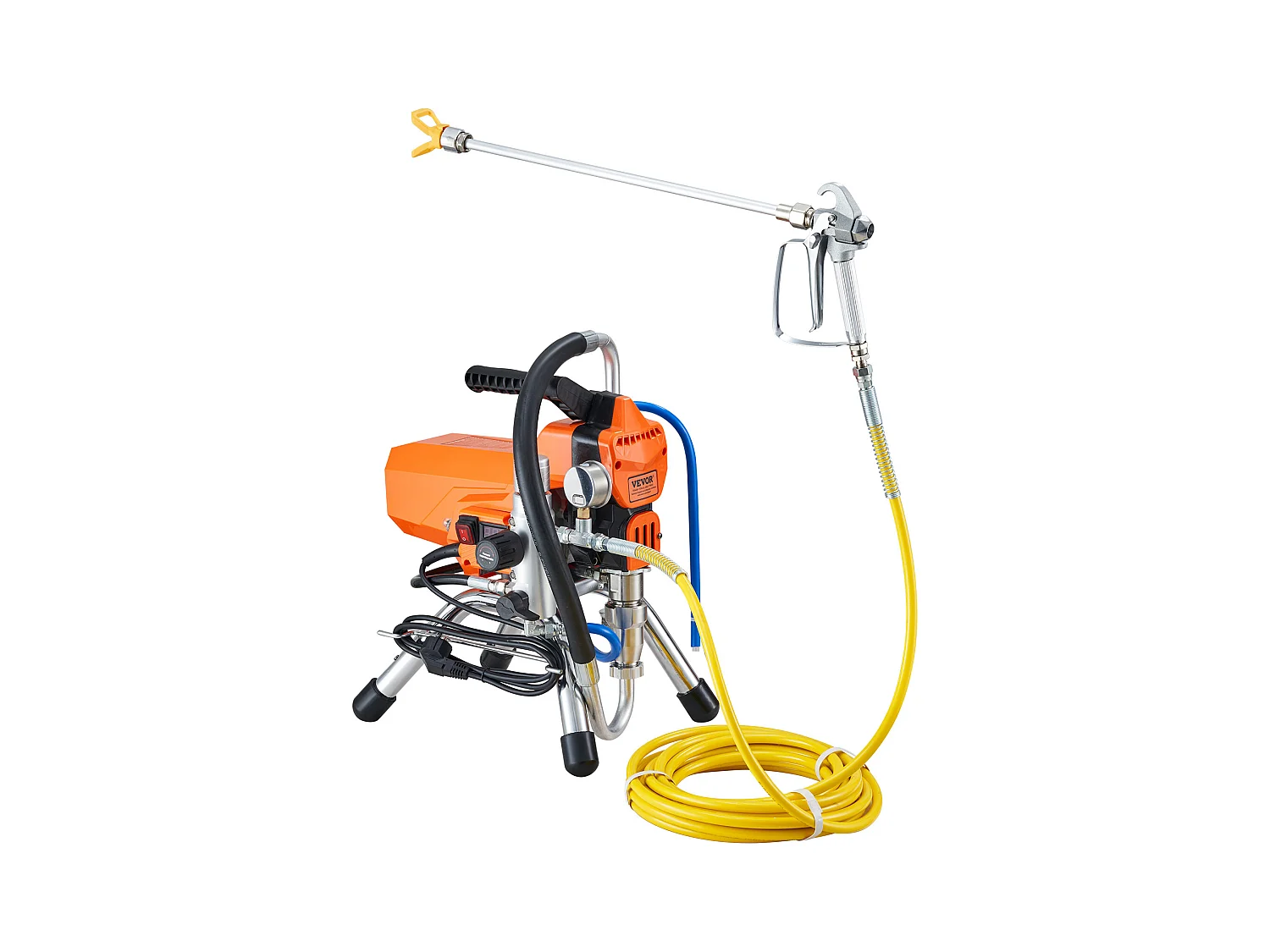 Pistolet Pulvérisateur de Peinture Murale Sans Air Haute Pression SucceBuy 2000 W