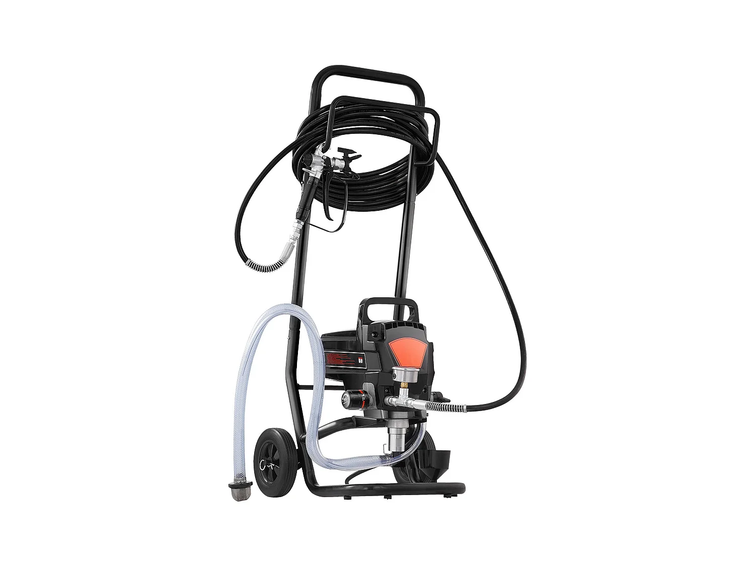 Pulvérisateur de Peinture Sans Air Sur Pied SucceBuy, Pulvérisateur Électrique 950 W 3000 PSI avec Chariot