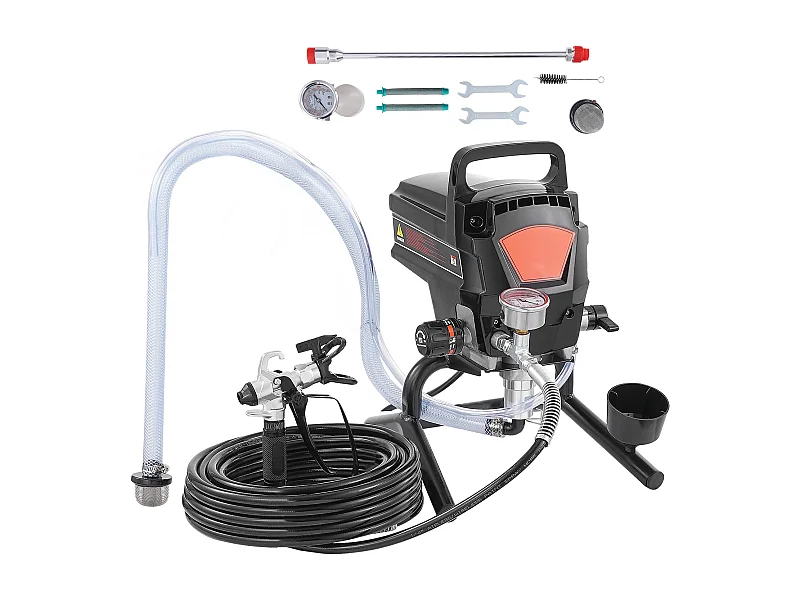 Gestellmontierter Luftdruckloser Farbspritzer SucceBuy, 950 W 3000 PSI Tragbarer Elektrischer Spritzer
