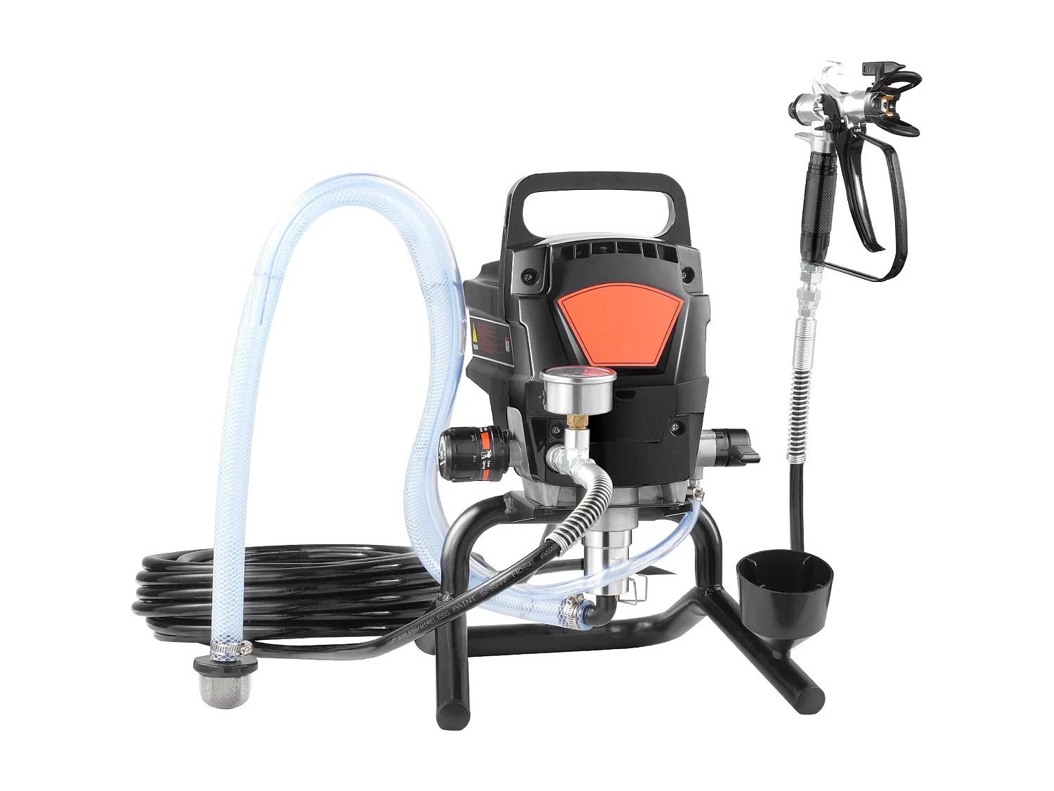 Pulvérisateur de Peinture Sans Air Sur Pied SucceBuy, Pulvérisateur Électrique Portatif 950 W 3000 PSI