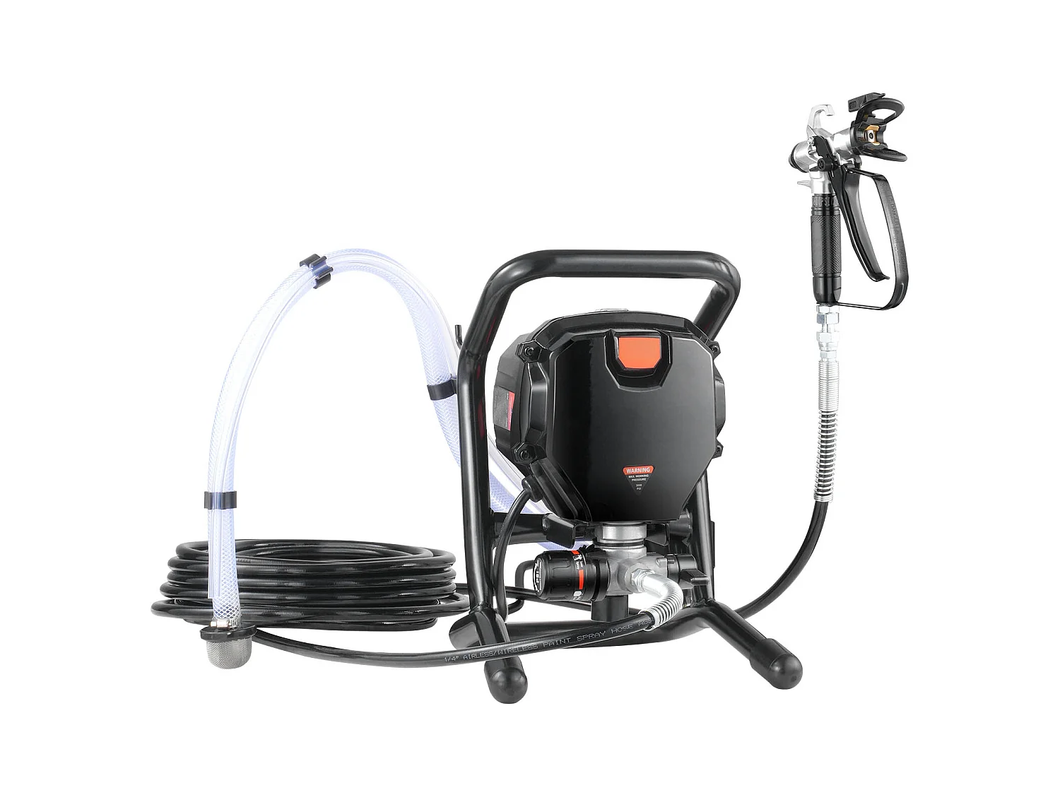 Pulvérisateur de Peinture Sans Air Sur Pied SucceBuy, Pulvérisateur Électrique Portatif 750 W 3000 PSI
