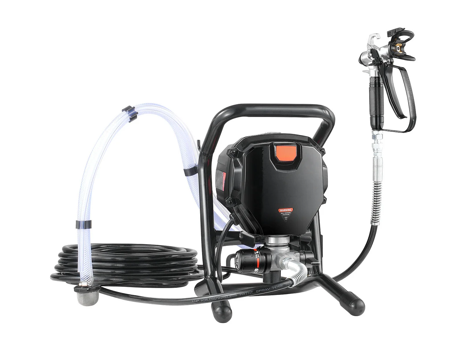 Pulvérisateur de Peinture Sans Air Sur Pied SucceBuy, Pulvérisateur Électrique Portatif 750 W 3000 PSI