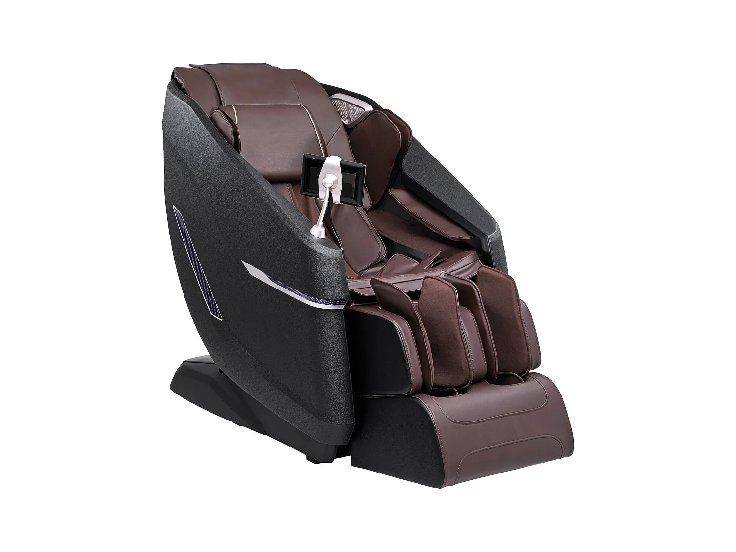 Fauteuil Massant SucceBuy Fauteuil de Massage 3D Shiatsu SL Rail Zero Gravity 10-18 modes Chauffage Haut-parleur Bluetooth 160 kg