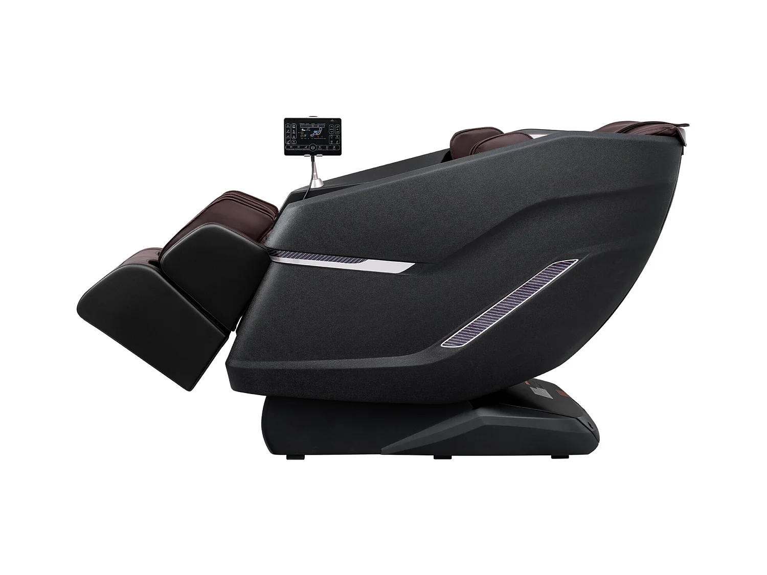 Fauteuil Massant SucceBuy Fauteuil de Massage 3D Shiatsu SL Rail Zero Gravity 10-18 modes Chauffage Haut-parleur Bluetooth 160 kg