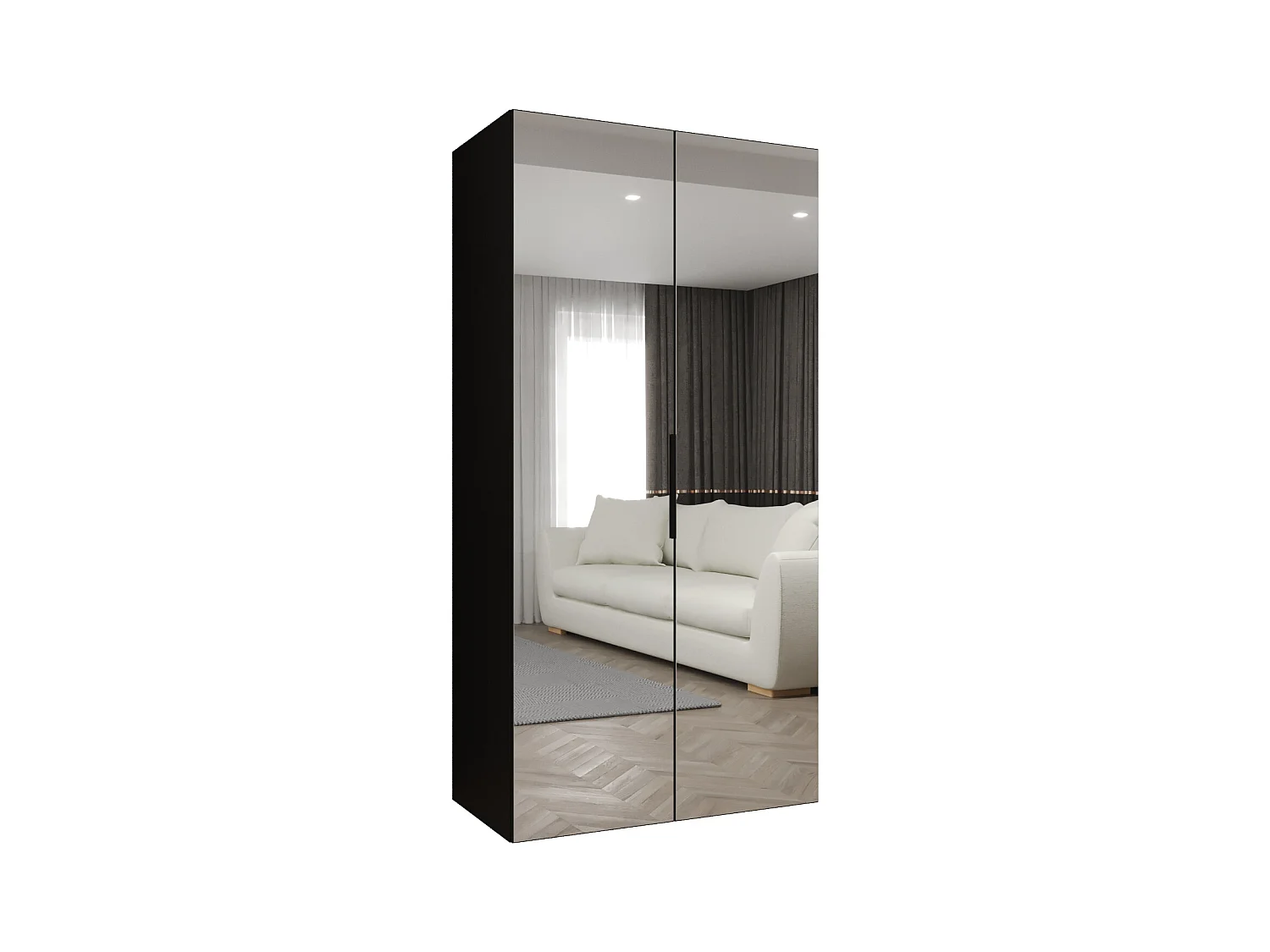 Draaideurkast Marbella 3 202/100/52 2-deurs (wit/goud)