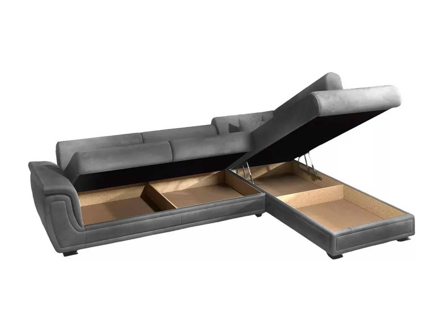 Canapé d'angle California R/revêtement tissu/