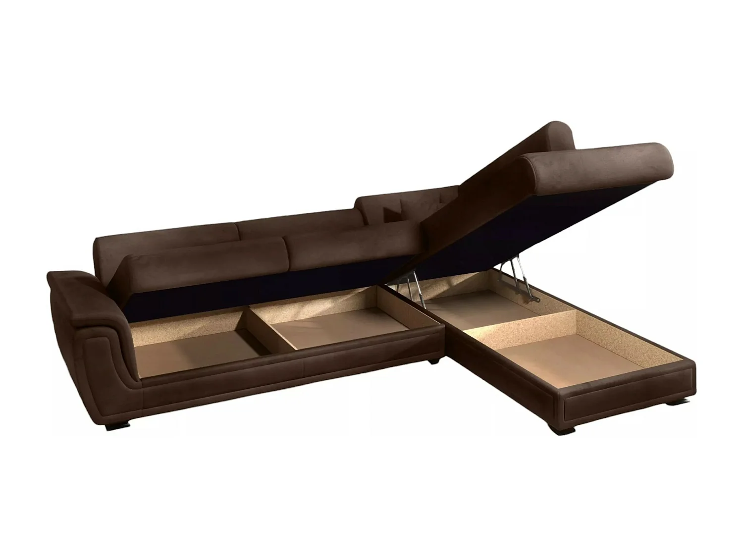 Ecksofa California R/Stoffbezug/