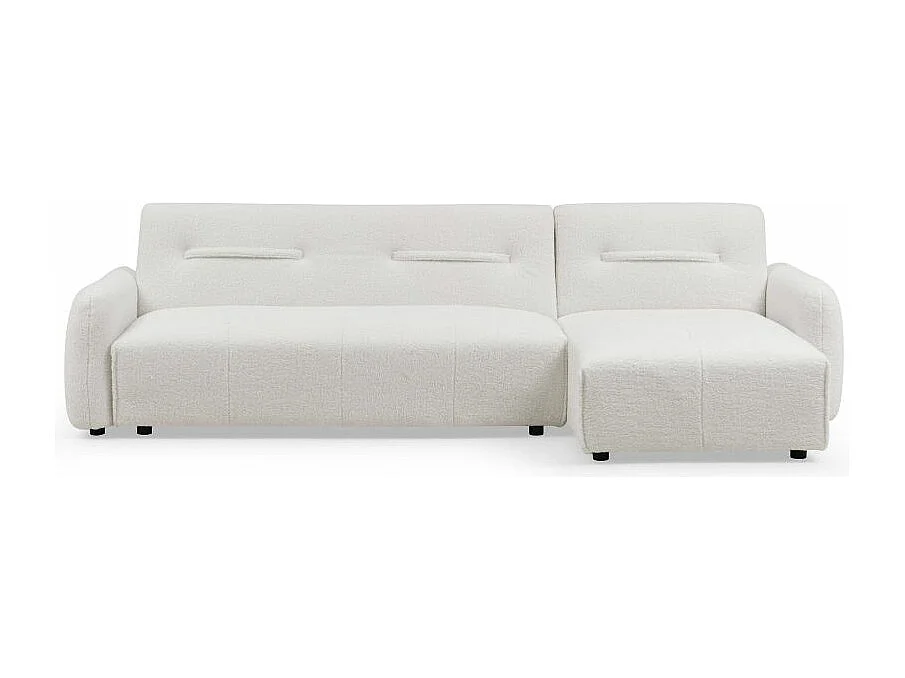 Canapé Convertible Modulable "Kiara" 294cm Blanc
