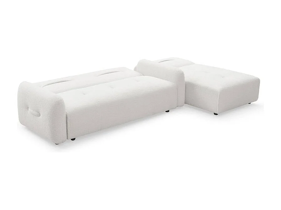 Canapé Convertible Modulable "Kiara" 294cm Blanc