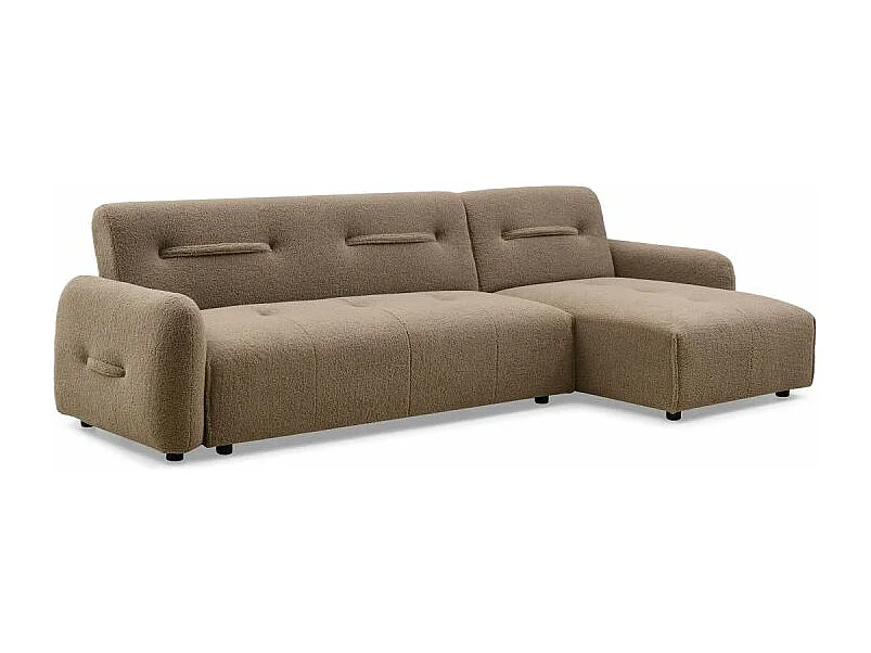 Canapé Convertible Modulable "Kiara" 294cm Marron