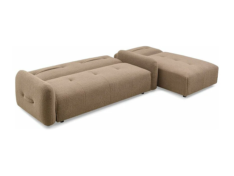 Canapé Convertible Modulable "Kiara" 294cm Marron