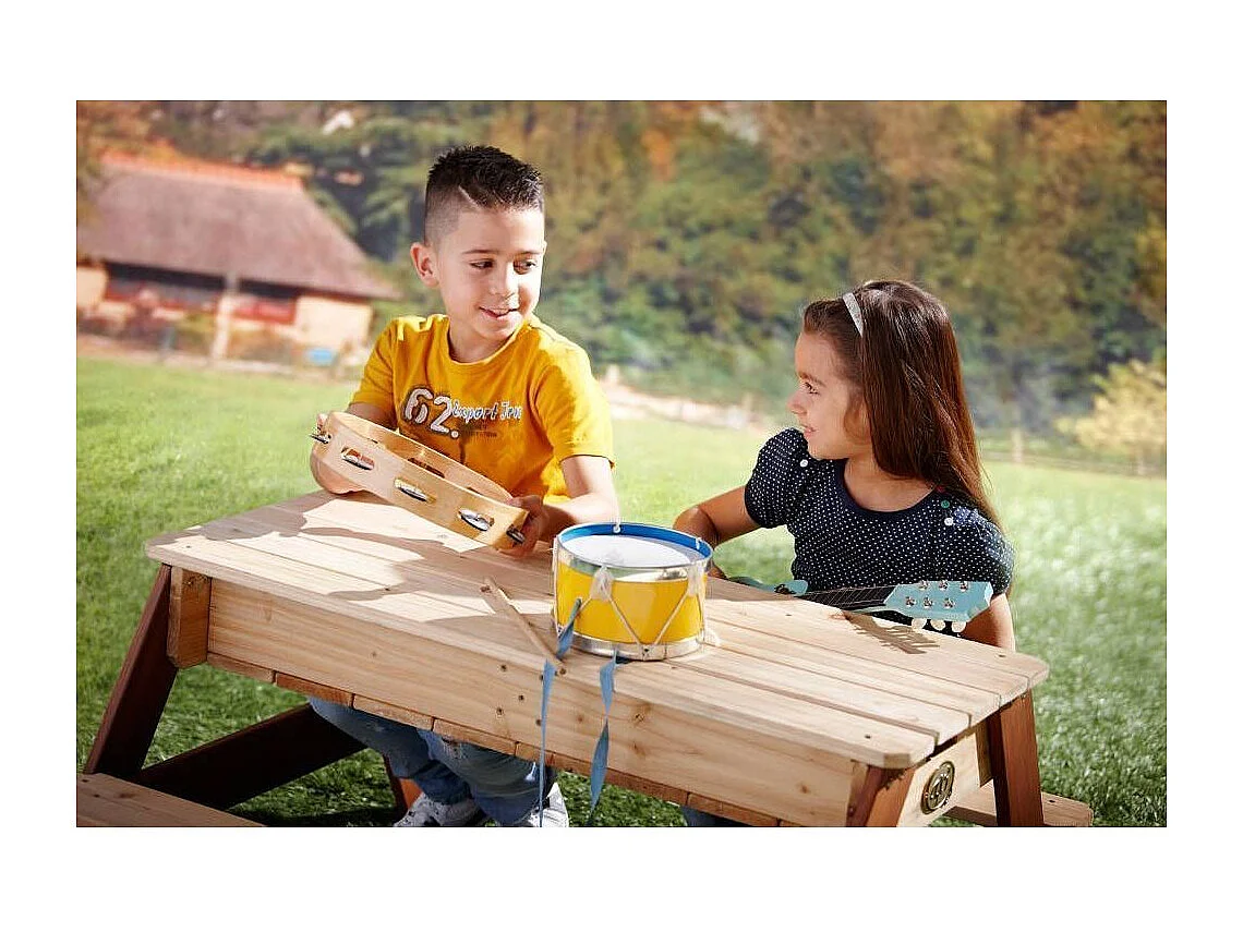 Table de jeux enfant en bois sable et eau Nick
