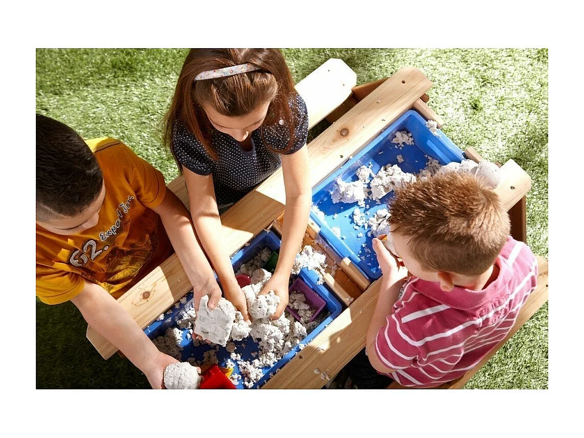 Table de jeux enfant en bois sable et eau Nick