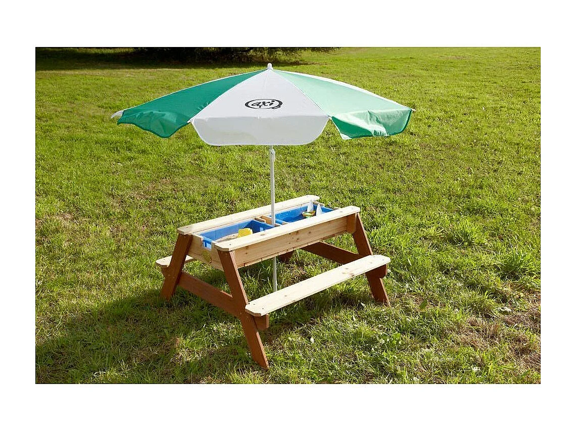 Table de jeux enfant en bois sable et eau Nick