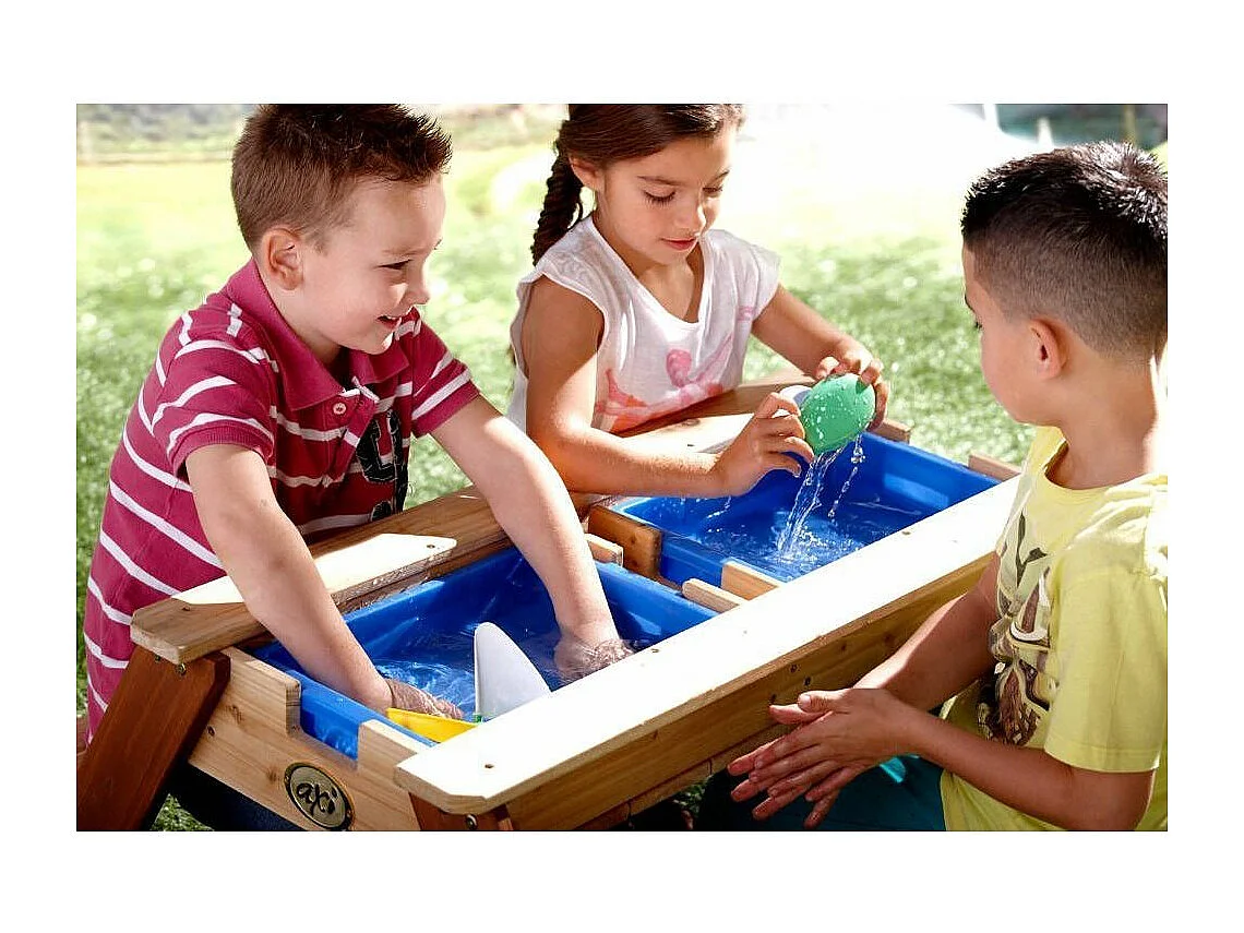 Table de jeux enfant en bois sable et eau Nick