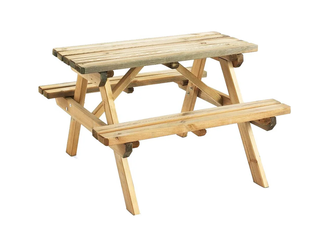 Table pique-nique bois pour enfant Wapiti