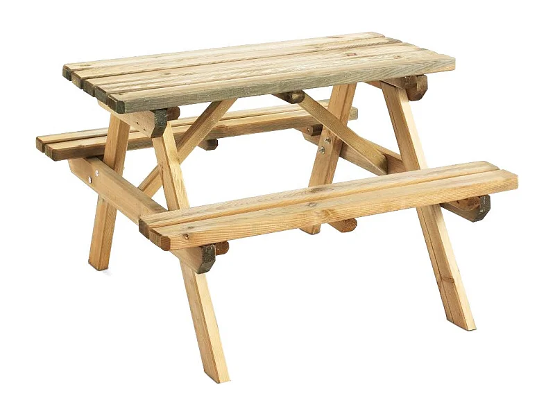 Table pique-nique bois pour enfant Wapiti