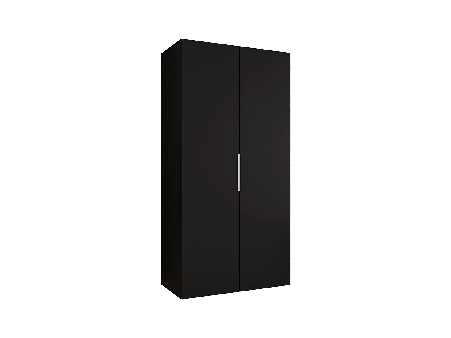 Armoire à portes battantes Marbella 1 202/100/52 2 portes (noir/cachemire)