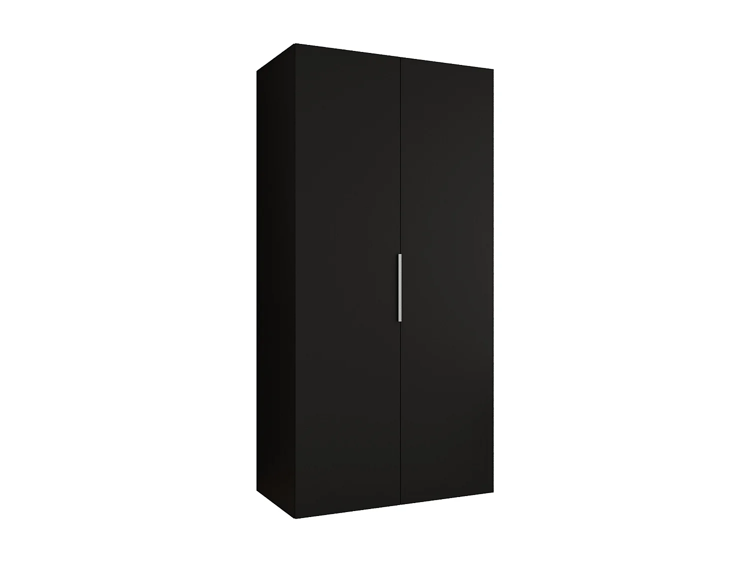 Armoire à portes battantes Marbella 1 202/100/52 2 portes (noir/cachemire)