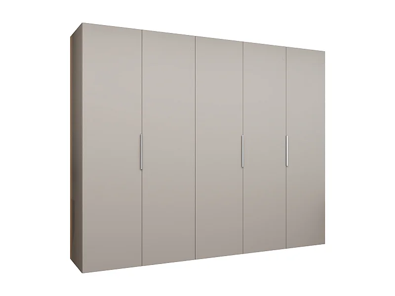 Drehtürenschrank Marbella 1 202/250/52 5-türig (Kaschmir|Kaschmir)