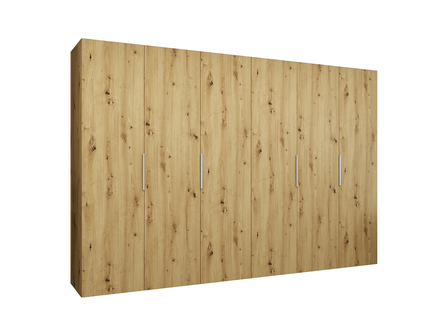 Armoire à portes battantes Marbella 1 202/300/52 6 portes (artisan/cachemire)