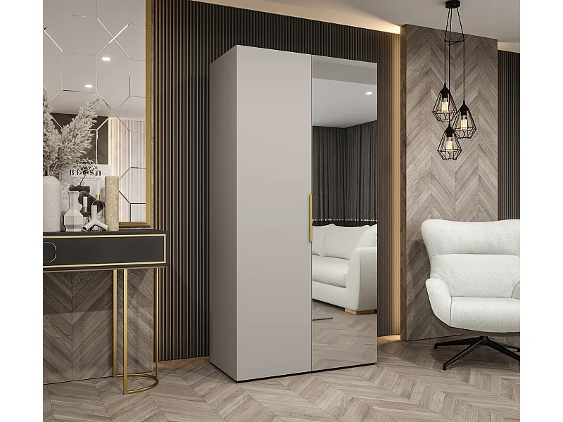 Draaideurkast Marbella 2 202/100/52 2-deurs (kasjmier/goud)