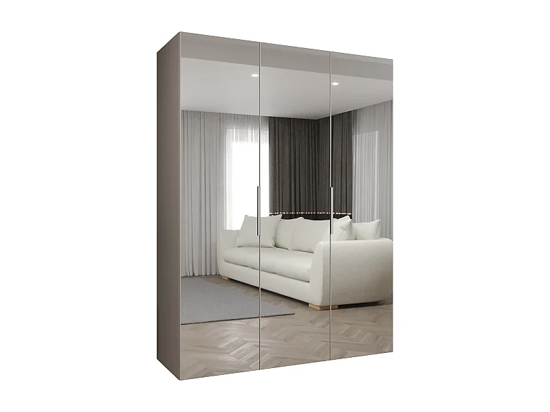 Drehtürenschrank Marbella 3 202/150/52 3-türig (Kaschmir|Kaschmir)