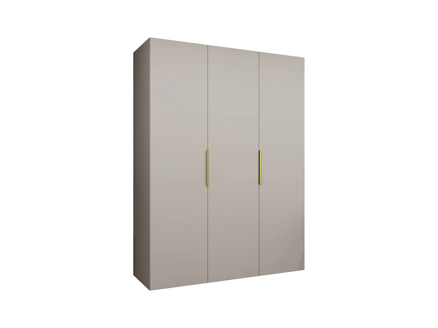 Drehtürenschrank Marbella 1 202/150/52 3-türig (Kaschmir|Gold)