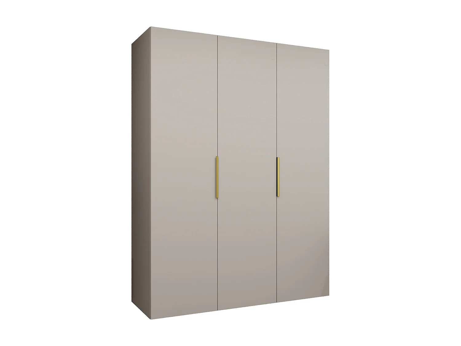 Drehtürenschrank Marbella 1 202/150/52 3-türig (Kaschmir|Gold)