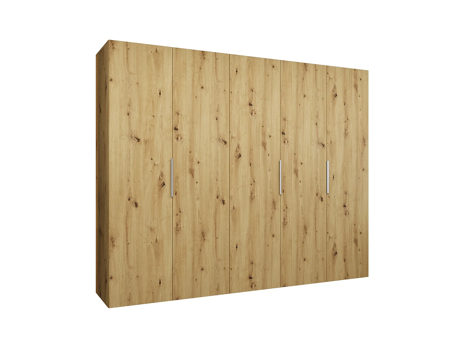 Armoire à portes battantes Marbella 1 202/250/52 5 portes (artisan/cacemire)