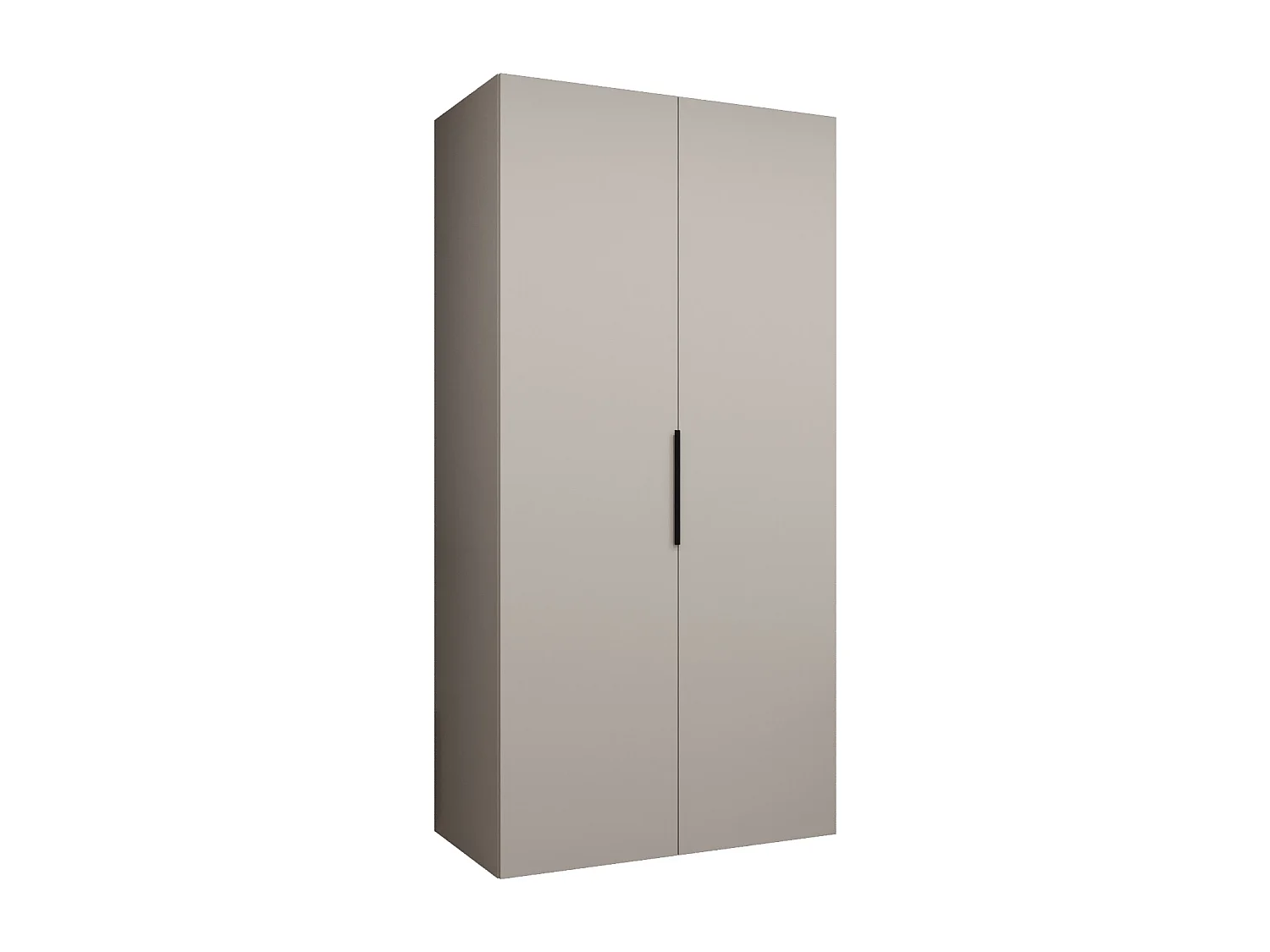 Armoire à portes battantes Marbella 1 202/100/52 2 portes (cachemire/noir)