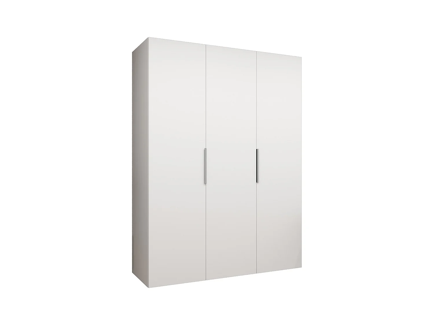 Drehtürenschrank Marbella 1 202/150/52 3-türig (Weiß|Kaschmir)