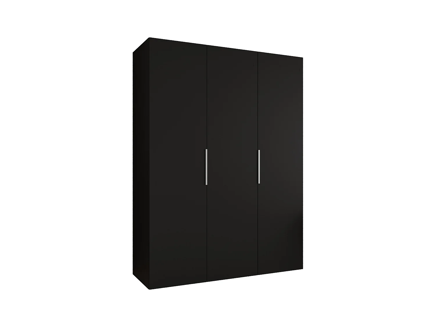 Armoire à portes battantes Marbella 1 202/150/52 3 portes (noir/cachemire)