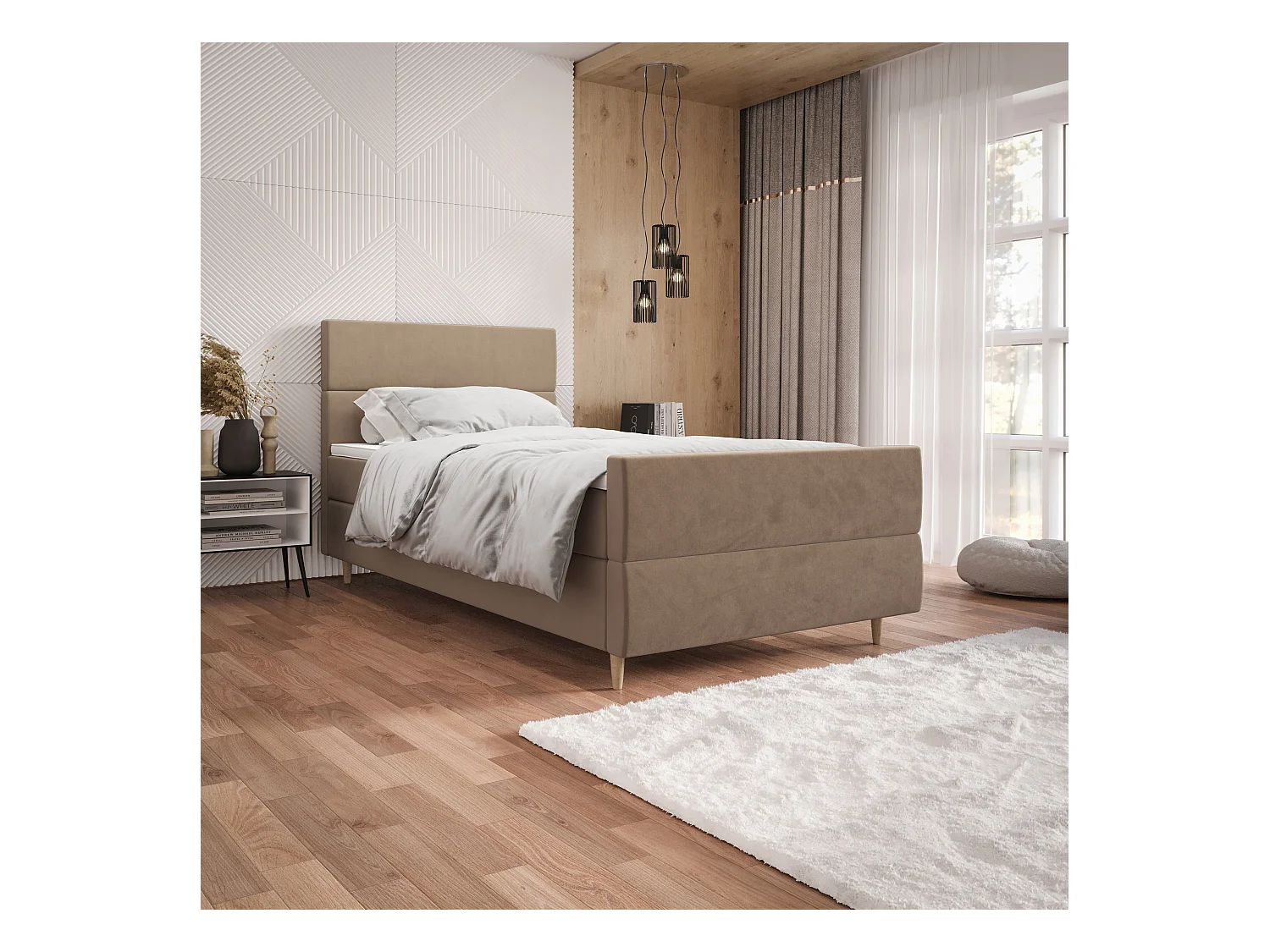 Boxspringbett FLO Plus 100x200 Itaka 48