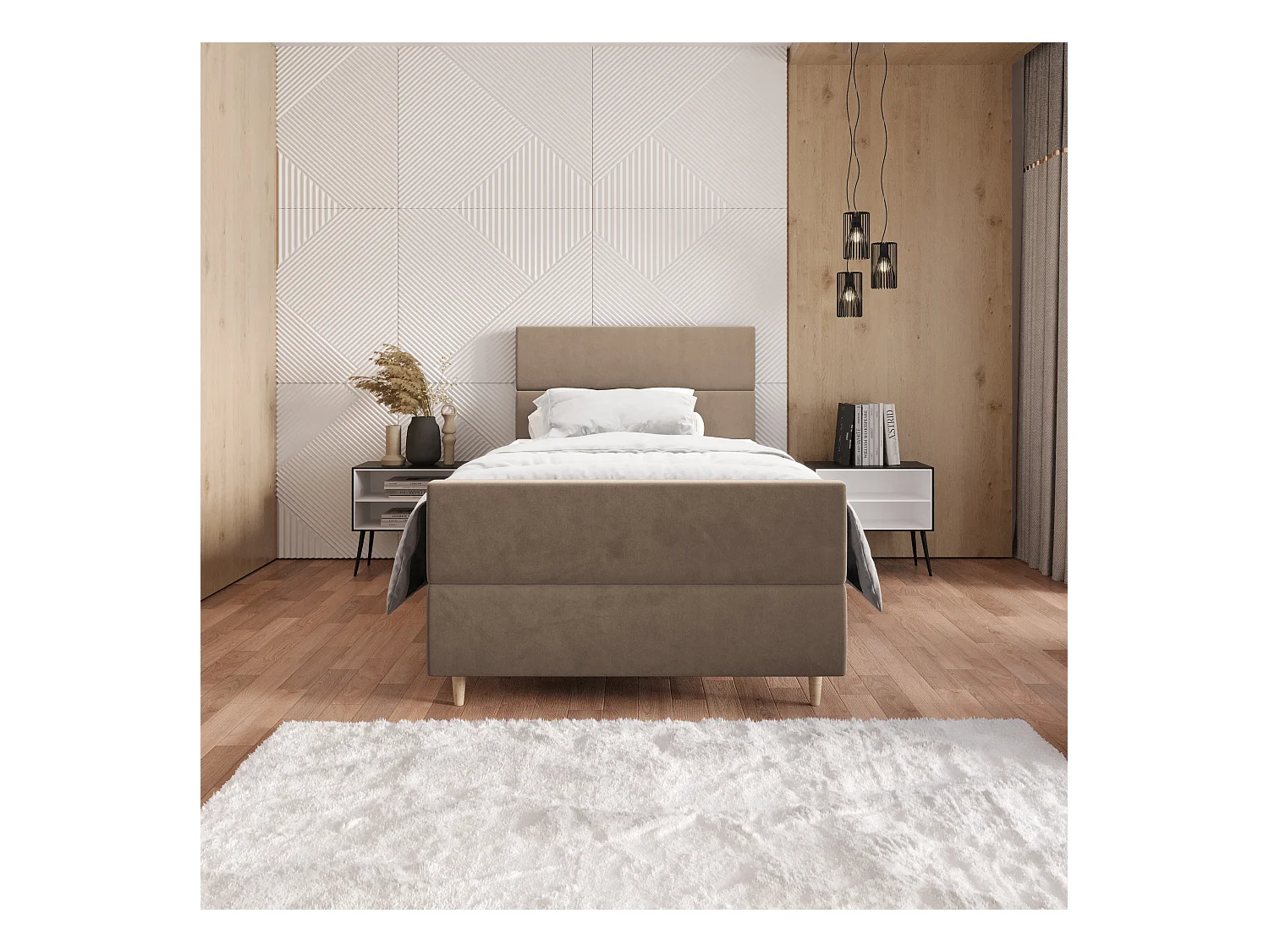 Boxspringbett FLO Plus 100x200 Itaka 48