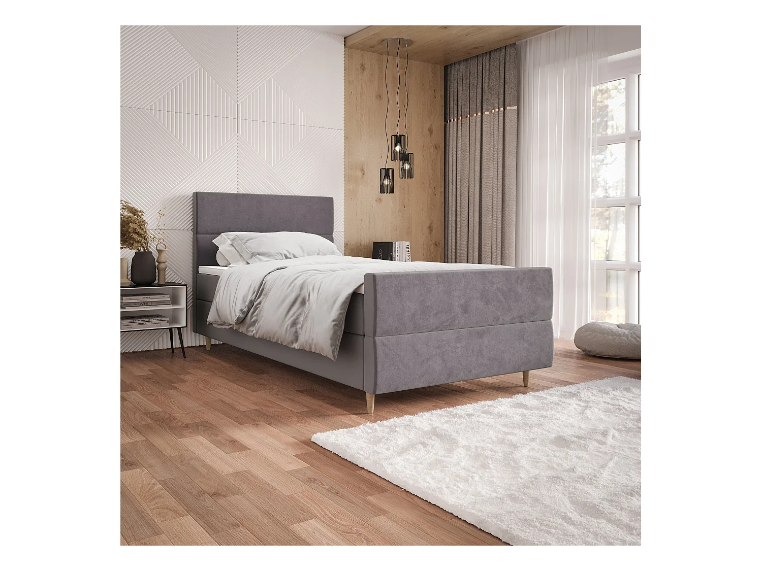 Boxspringbett FLO Plus 90x200 Itaka 50