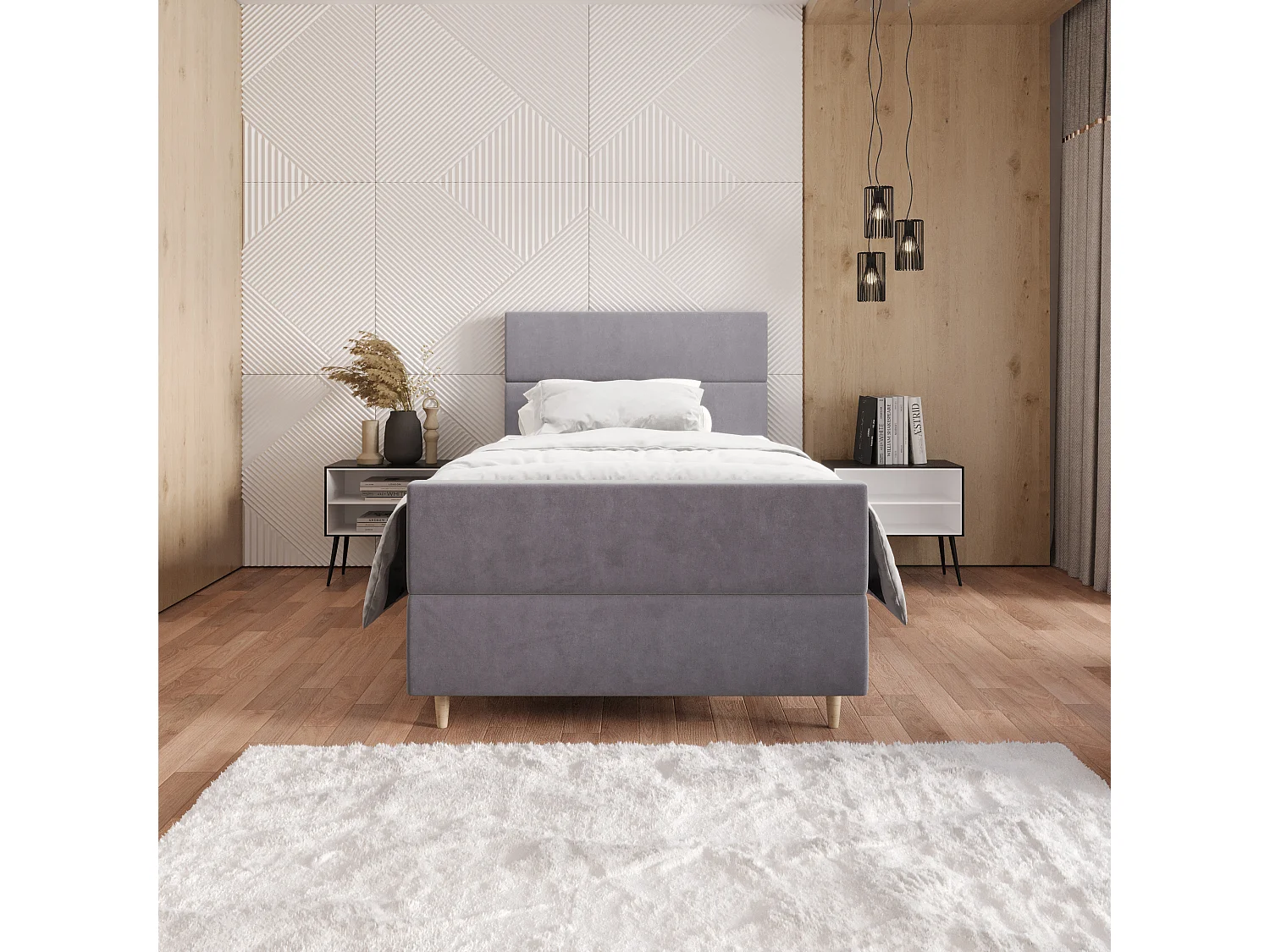 Boxspringbett FLO Plus 90x200 Itaka 50