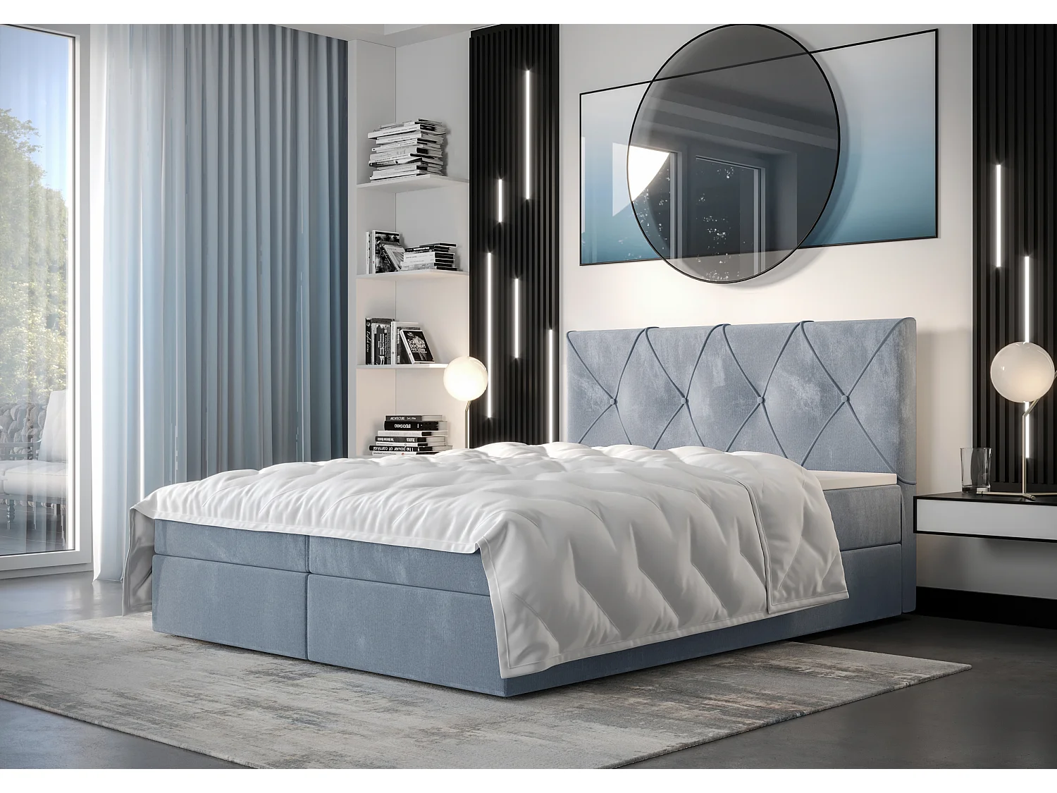 Boxspringbett ALTEA 180x200 Monolith 70