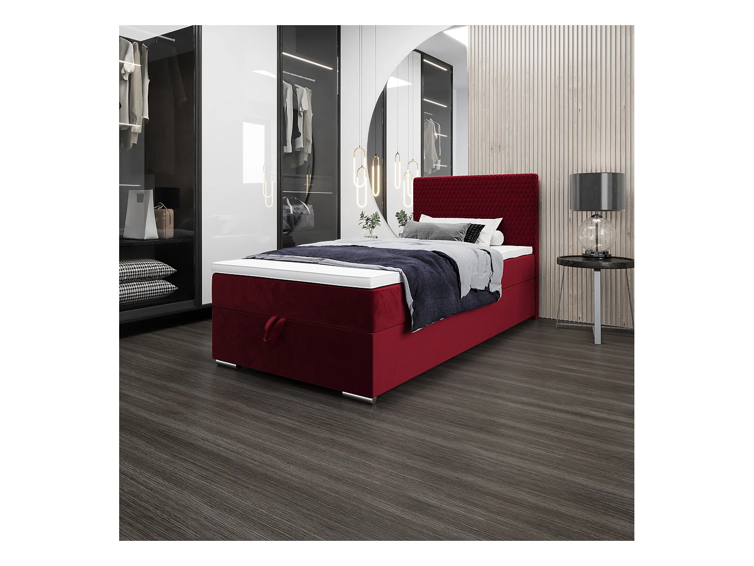 Boxspringbett HONEY 90x200 Riviera 61