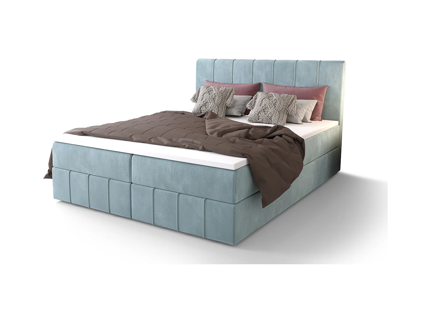 Łóżko kontynentalne BAHAMA 140x200 Monolith 72