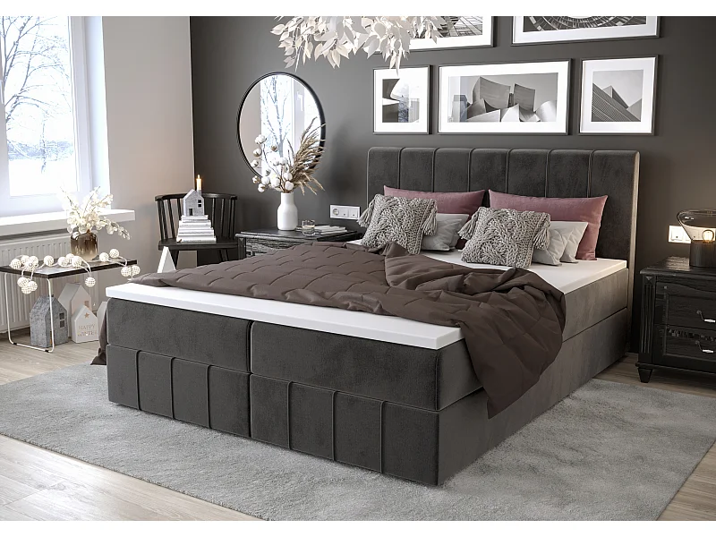 Boxspringbett BAHAMA 180x200 Monolith 92