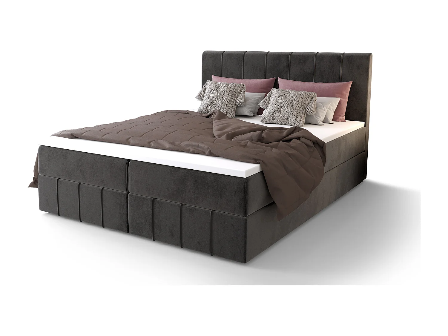 Boxspringbett BAHAMA 200x200 Monolith 92